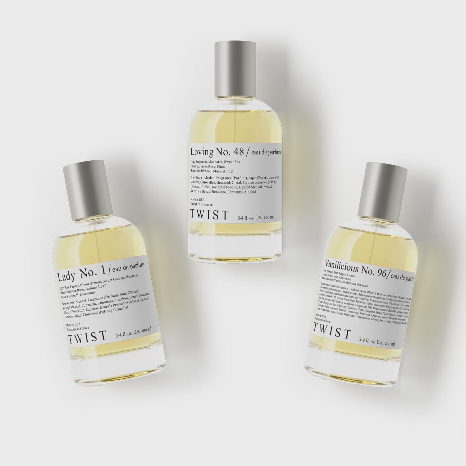Iconic Sophistication, Unmistakable Allure 3x100ml