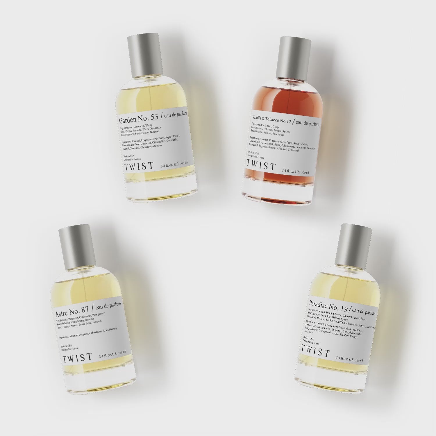 Bold, Luxurious, Unapologetic 4x100ml