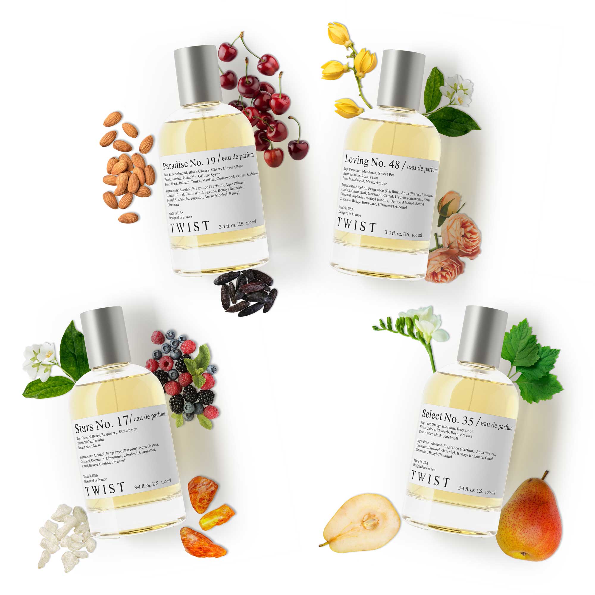 Exotic Fruits & Florals 4x100ml